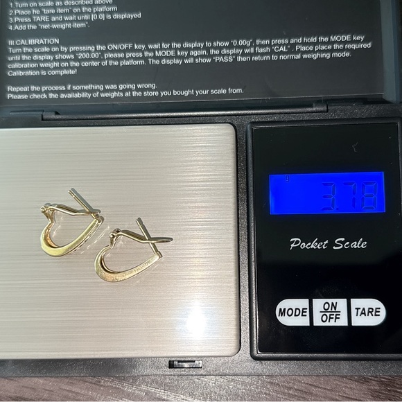 💎RP $3790 14K Samuels Jewelers Earrings Real Solid Gold Diamonds Hoop Comfy - Picture 4 of 6